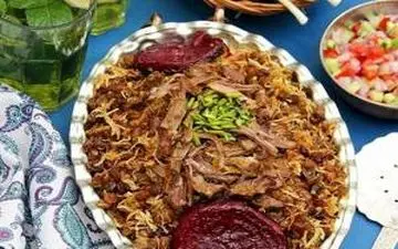 این پلو خیلی خوشمزه س|  چرتمه پلو سمنانی