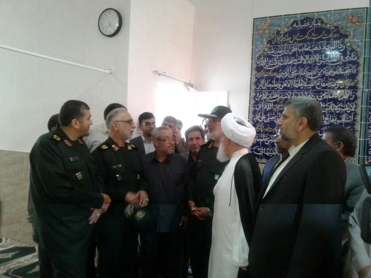 افتتاح مسجد بین راهی، شهید حمیدرضا دکامی‌ 