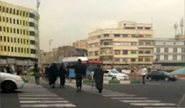 اقدام زیبا و خداپسندانه یک پلیس در میدان انقلاب + فیلم 