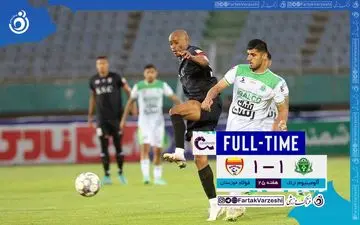 خلاصه بازی آلومینیوم اراک 1 - فولاد 1 | فیلم