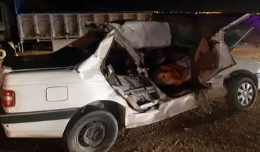 تصادف مرگبار در جاده مبارکه اصفهان؛ سه نفر جان باختند