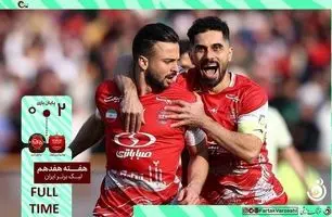 خلاصه بازی پرسپولیس 2 - تراکتور 0 + ویدئو