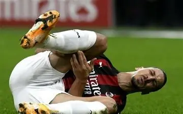 زلاتان مصدوم شد