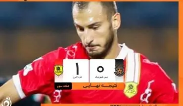 اولین برد فرد البرز در لیگ یک؛ شکست تلخ مس شهر بابک در خانه