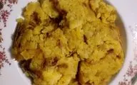 طرز تهیه سیب‌ زمینی کوبیده خوشمزه و فوری؛ بدون گوشت، مناسب ناهار امروز! + ویدئو