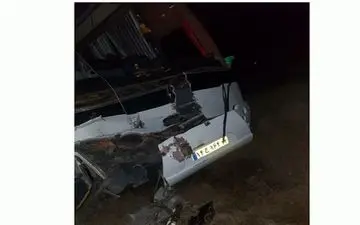 تصادف مرگبار اتوبوس مسافربری با تراکتور+جزئیات