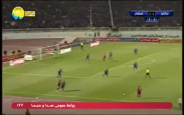 گل اول تراکتور به استقلال + فیلم