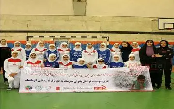 پوشش ورزشی بازیگران زن در تیم فوتسال هنرمندان