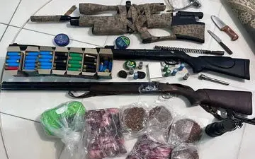 کشف سلاح وینچیستر و کلت از تروریست‌ مسلح در یزد