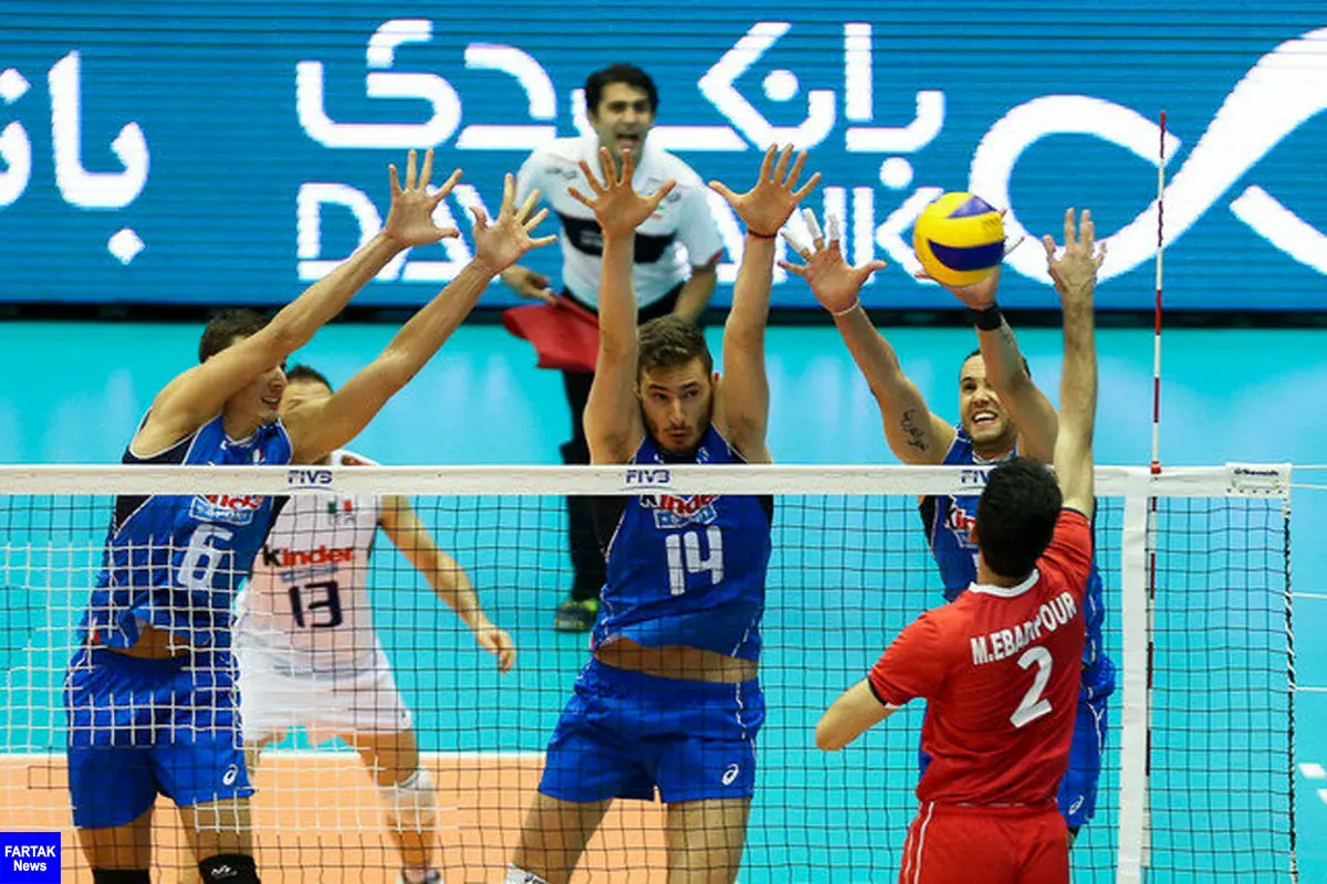 شروع قدرتمندانه والیبال ایران در لیگ ملت‌ها با شکست ایتالیا
