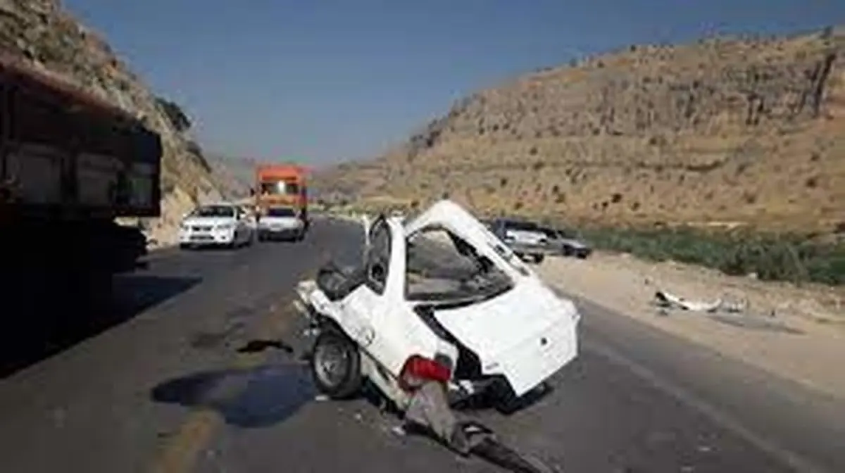 مرگ همزمان ۳ نفر در تصادف ۳ خودرو در محور مهاباد – میاندوآب