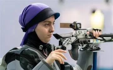آرمینا صادقیان ملی پوش ایلامی  در تفنگ بادی سهمیه المپیک را کسب کرد