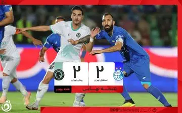 خلاصه بازی استقلال 2 - پیکان 2 + ویدئو