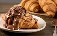 طرز تهیه کروسان خانگی با مغز شکلات