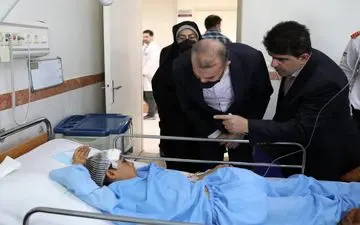 
اولین عکس از 2 مصدوم حادثه خودروی تشریفات 