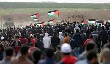 حمله صهیونیست‌ها به تظاهرات بازگشت فلسطینیان/ ۷ زخمی تا این لحظه