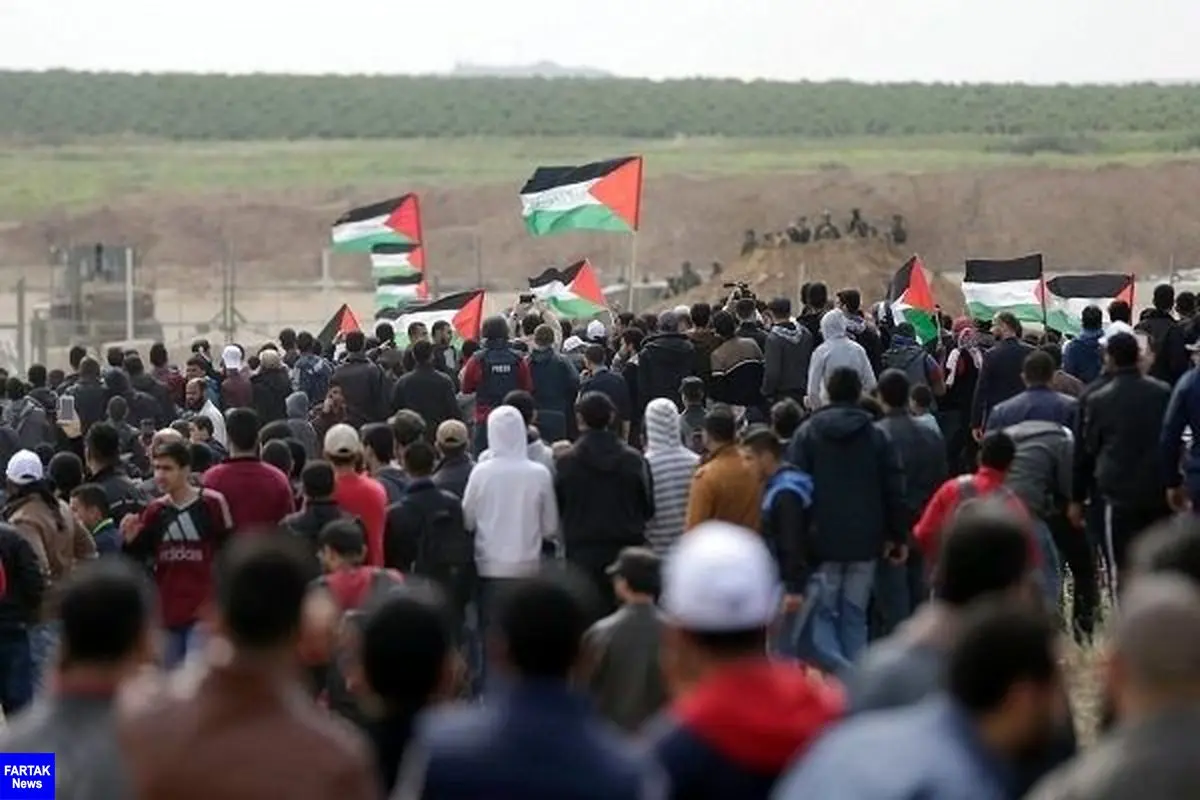 حمله صهیونیست‌ها به تظاهرات بازگشت فلسطینیان/ ۷ زخمی تا این لحظه