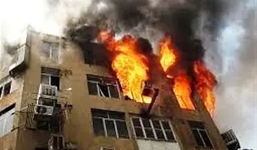  آتش سوزی مجتمع رفاهی بانک مرکزی در نوشهر یک کشته داد