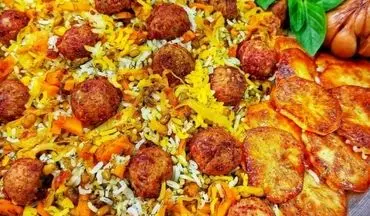 طرز تهیه هویج پلو زعفرانی | طعمش بی نظیره!