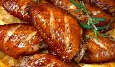  طرز تهیه بال مرغ در فر !!