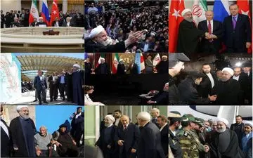  کارنامه رییس جمهوری در سالی که گذشت