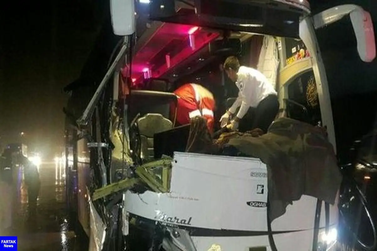 واژگونی خونین اتوبوسی که عازم مشهد بود