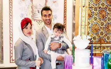 تیپ بازیکن پرسپولیس و همسرش در یک عروسی! + عکس