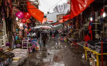 بارش باران در سواحل شمالی/خیزش گرد و خاک در جنوب کشور