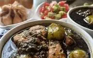 طرز تهیه خورش آلوچه با مرغ !