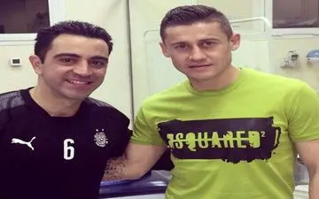  تشکر ژاوی از ستاره استقلال (عکس)