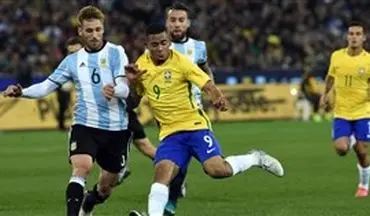 ترکیب اصلی برزیل و آرژانتین اعلام شد