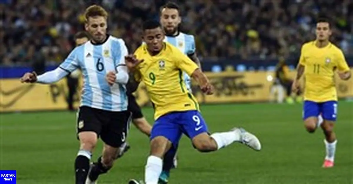 ترکیب اصلی برزیل و آرژانتین اعلام شد