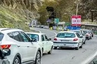 ترافیک در مسیر یکطرفه کندوان نیمه سنگین تا سنگین است