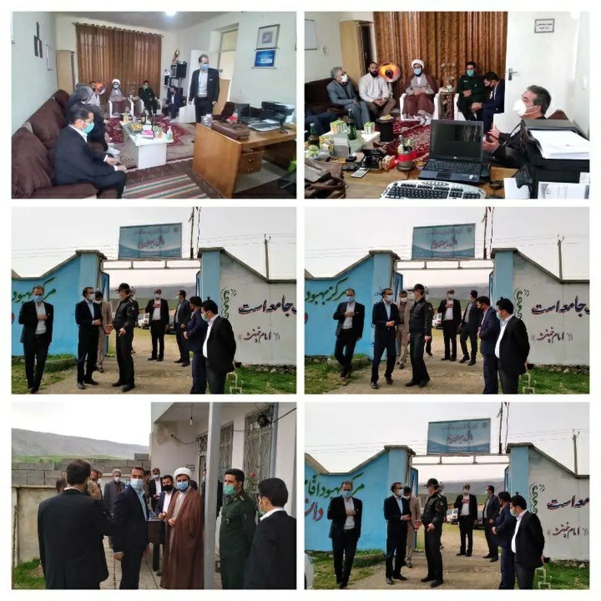 بازدید فرماندار سیروان از کمپ ترک اعتیاد دانش سیروان