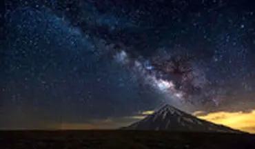 ویدئویی تماشایی از عبور کهکشان راه شیری بر فراز کوه دماوند