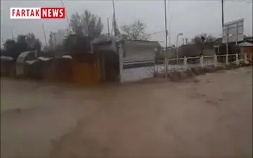 زمان وقع سیلاب در نور آباد لرستان