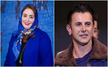 تقلید جالب امین حیایی از حرکات ژاله صامتی + ویدئو