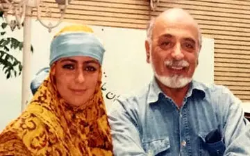 گریم «نفیسه روشن» در اولین تجربه بازیگریش