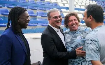 سیدورف در تمرین استقلال حاضر شد/ جلسه با سرمربی و مدیرعامل

