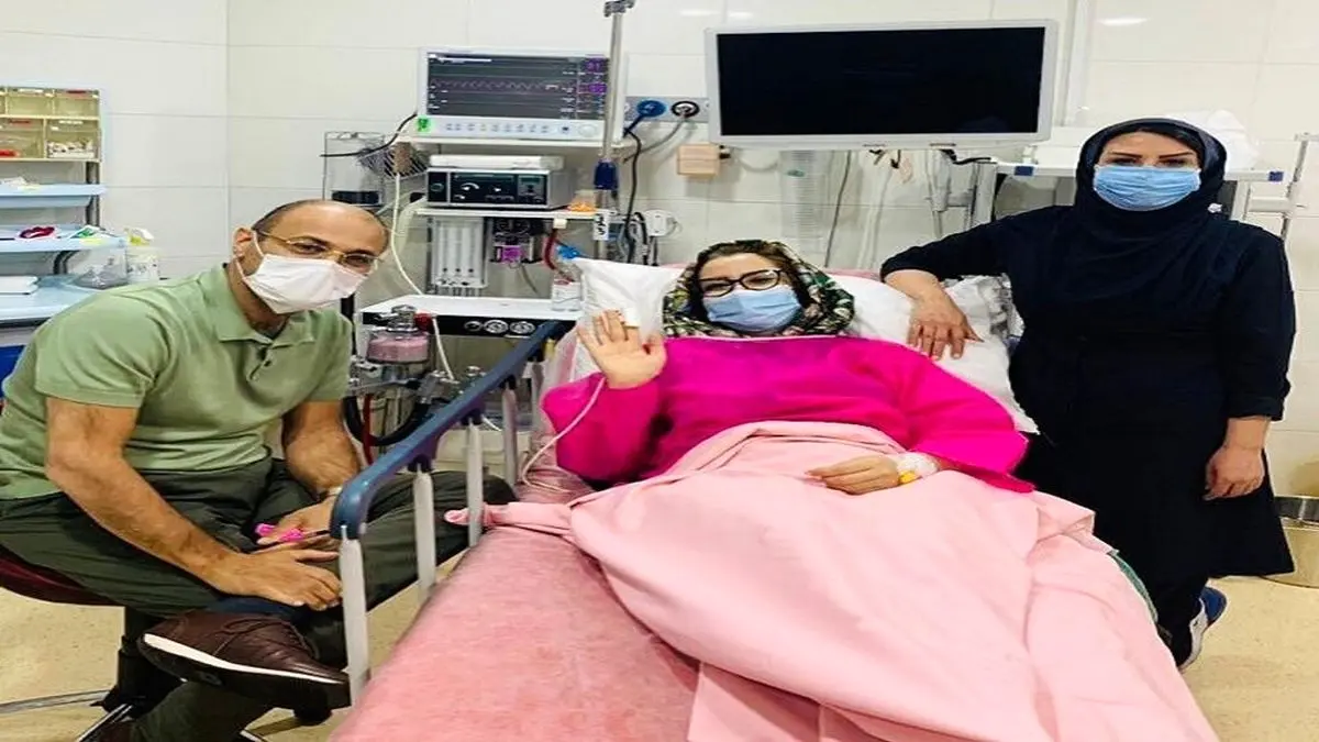 خاله شادونه کرونا گرفت + عکس وخیم در بیمارستان