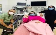خاله شادونه کرونا گرفت + عکس وخیم در بیمارستان