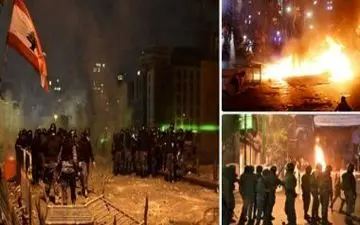 تظاهرات گسترده مردم لبنان علیه دولت جدید