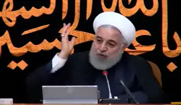 روضه خوانی روحانی در جلسه هیئت دولت