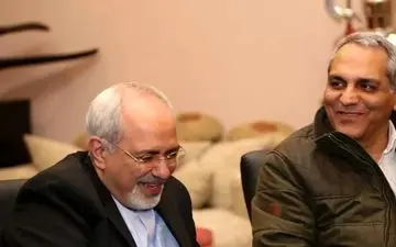 محمدجواد ظریف در پشت صحنه سریال مهران مدیری! | فیلم دیده نشده