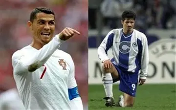  رقابت توئیتری دایی و رونالدو (عکس)