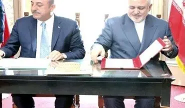 امضا سند برنامه رایزنی‌های وزارت خارجه‌های ایران و ترکیه 