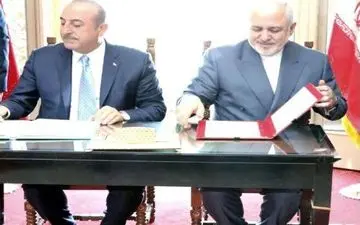 امضا سند برنامه رایزنی‌های وزارت خارجه‌های ایران و ترکیه 