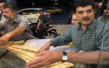 صف‌های طولانی در نانوایی‌ها 