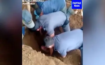 نجات دختری که در گل گیر کرده بود! + فیلم