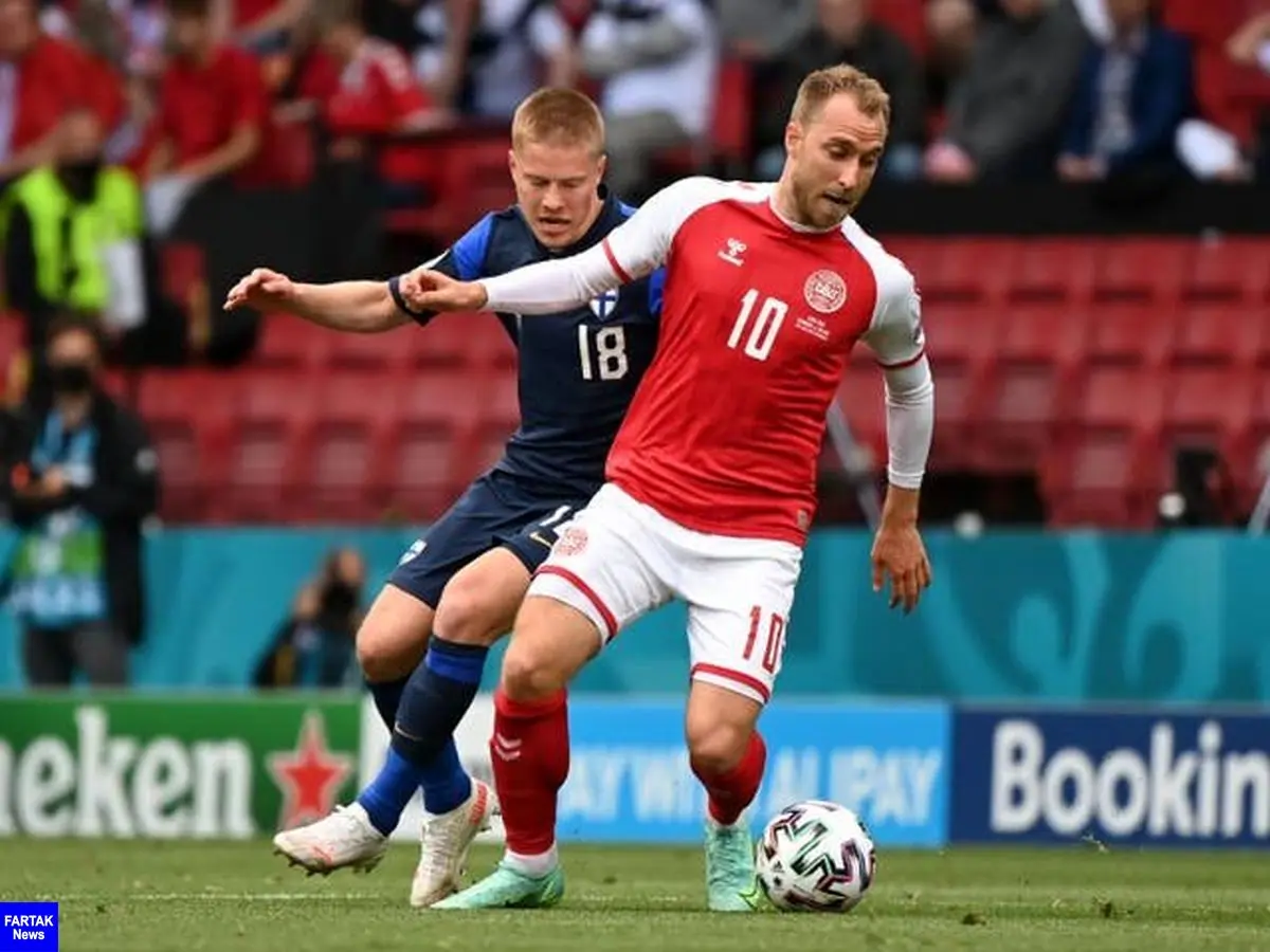 لغو بازی دانمارک - فنلاند پس از مصدومیت وحشتناک اریکسن